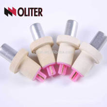 OLITER immersion disposable expendable b type thermocouple with triangle connector